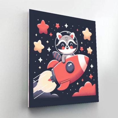 Rocket Raccoon Painting Number Kit