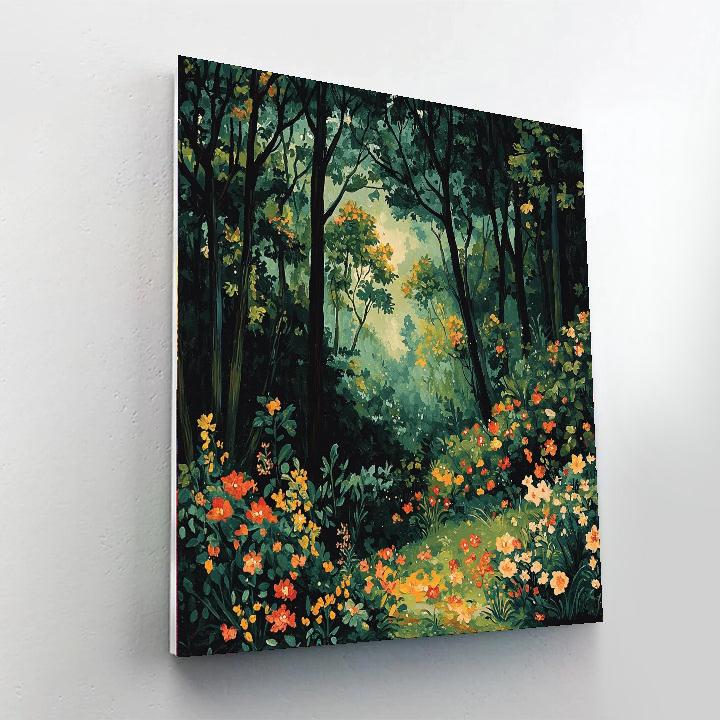 Frida Kahlo Inspired Mysteries Of The Forest  Painting Number Kit