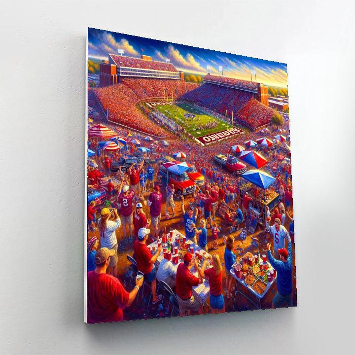 Harvard-yale Game Day Painting By Numbers Kit