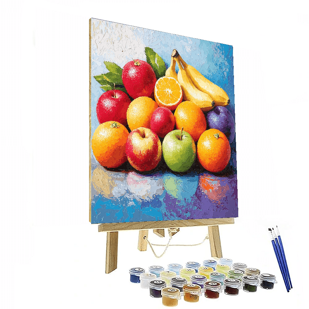 Andy Warhol Inspired Pop Art Fruit Medley - DIY Painting By Numbers Kit