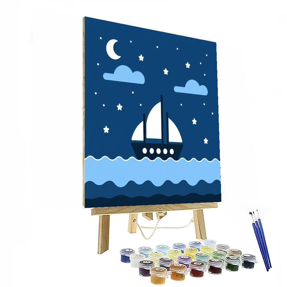 Sailing Under The Stars Paint By Numbers Kits