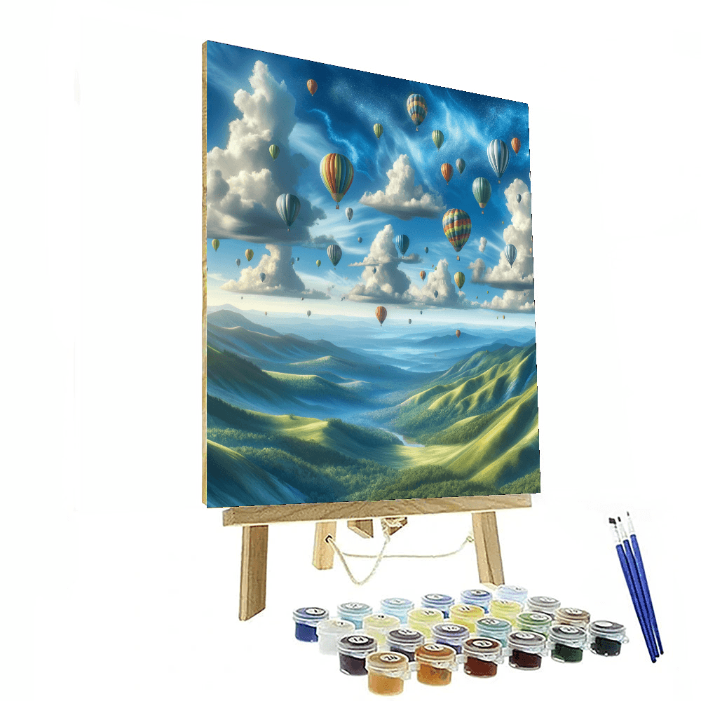 Dreamy Balloon Festival - DIY Painting By Numbers Kit
