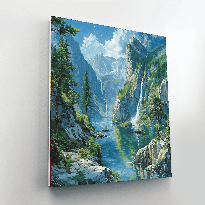 Fjords Of Norway - Western Norway Paint By Numbers