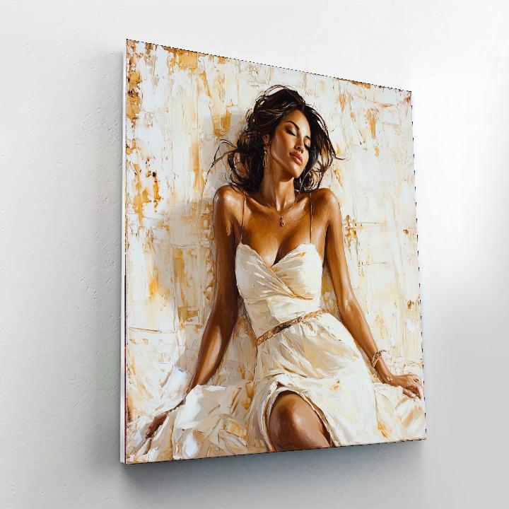 Reynolds Inspired Reynolds' Graceful Portrait  Number Painting