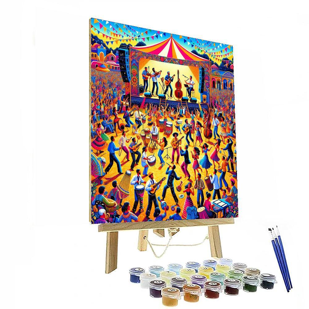Charming Musical Festival Numbered Painting Kits