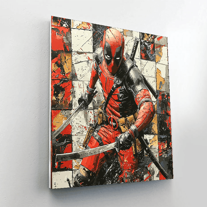 Ryan Reynolds: The Quirk And Charm Of Deadpool Paint By Number