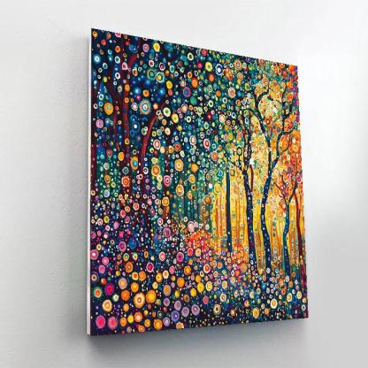 Gustav Klimt Inspired Rhapsody Of Patterns  Number Painting