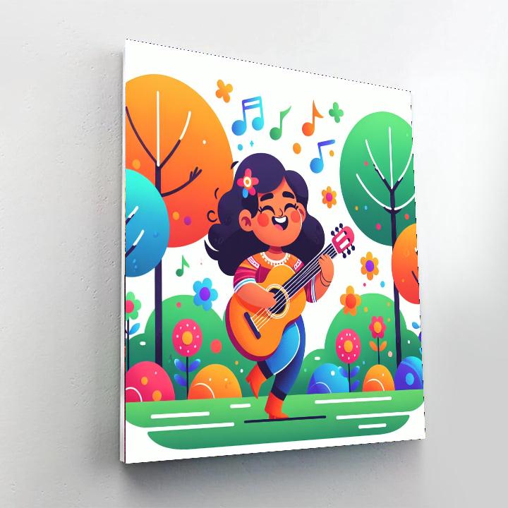 Merry Musician Paint By Number