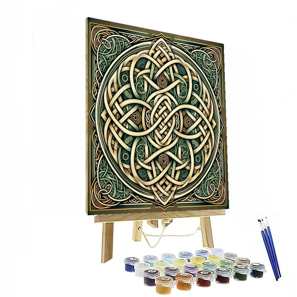 Celtic Knot Whimsy Paint By Color