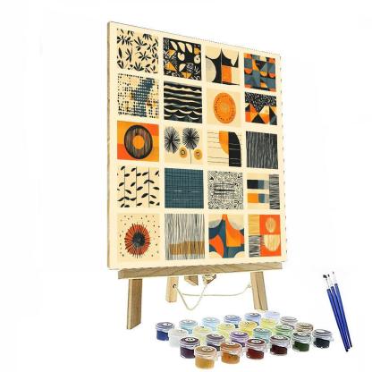 Nandalal Bose Inspired Cultural Patterns Of Life  Painting Number Kit
