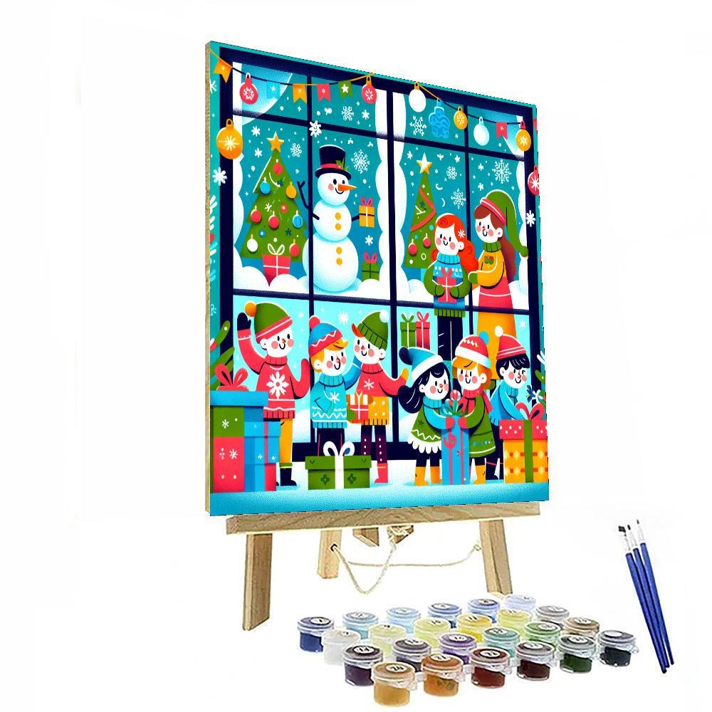 Joyful Holidays Paint By Numbers Kits