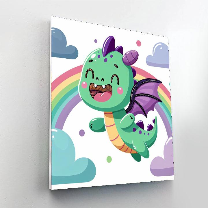 Silly Dragon Adventure Painting By Numbers Kit