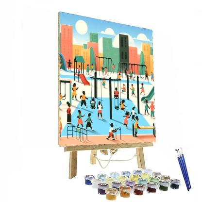 Urban Playground Adventure Numbered Painting Kits