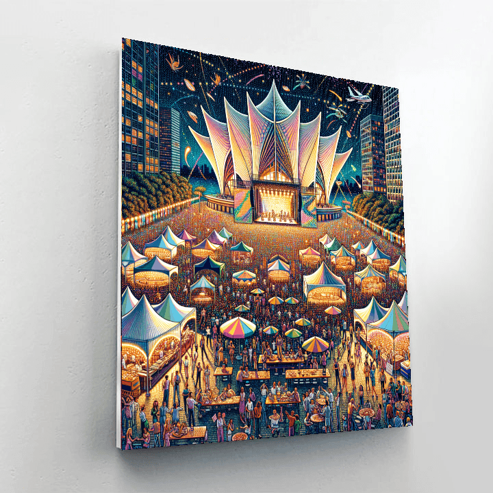 The Sydney Festival DIY Paint By Numbers