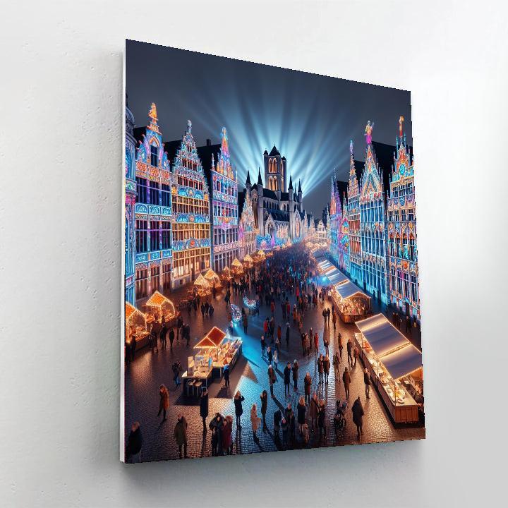 Light Festival - Belgium Paint By Color