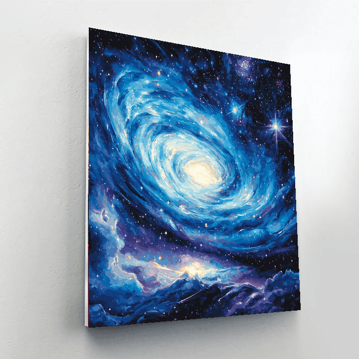 Salvador Dalí Inspired Ethereal Galaxy  DIY Paint By Numbers