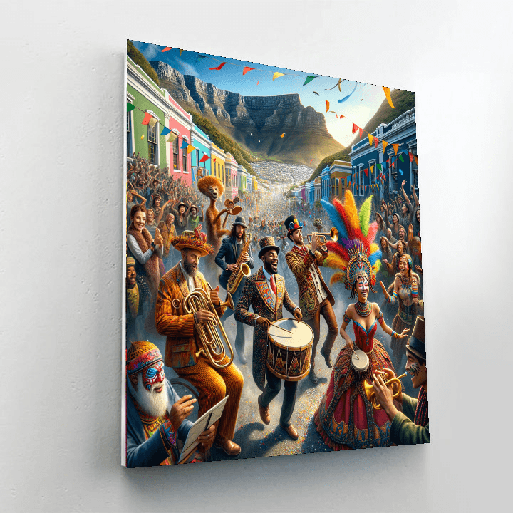 Cape Town Minstrel Carnival - South Africa Paint By Numbers