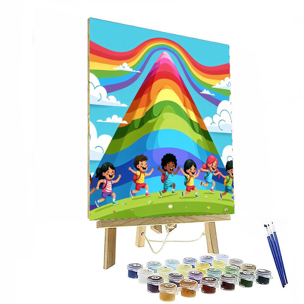 Rainbow Mountain Expedition Paint By Number