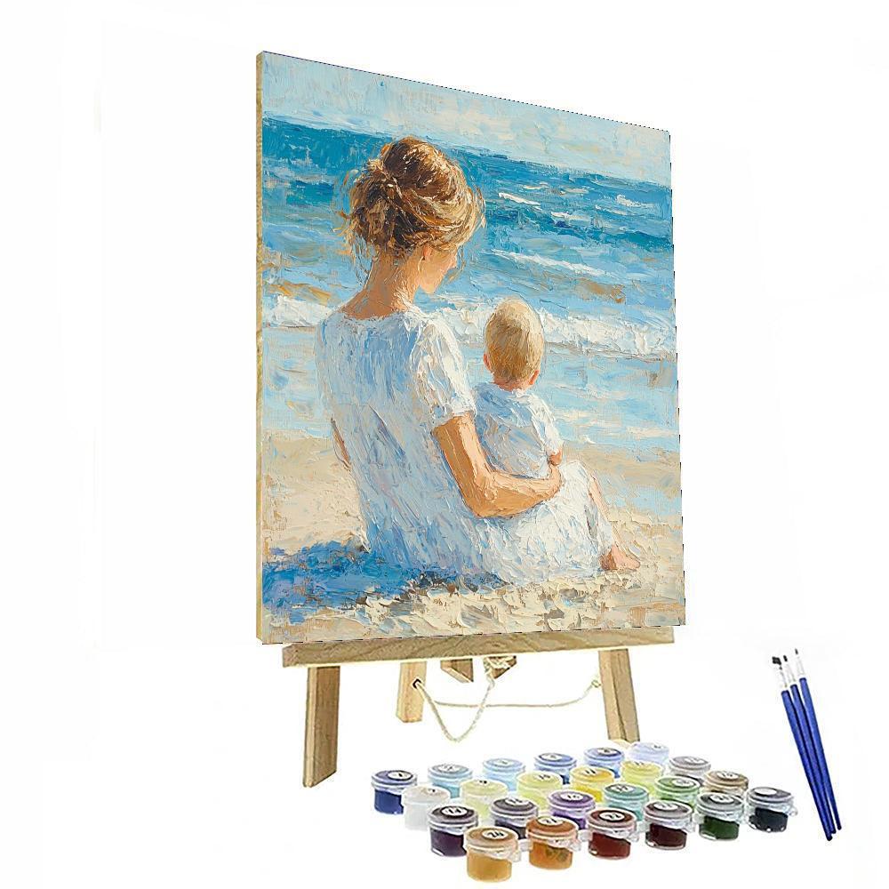 Summer Seaside Serenade Number Painting