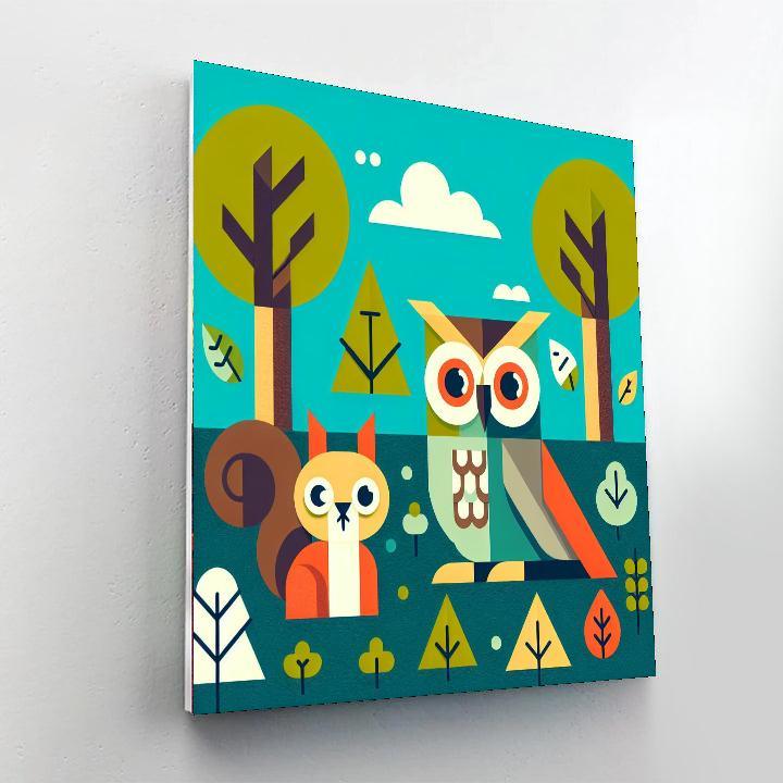 Woodland Creatures Journey Paint By Number