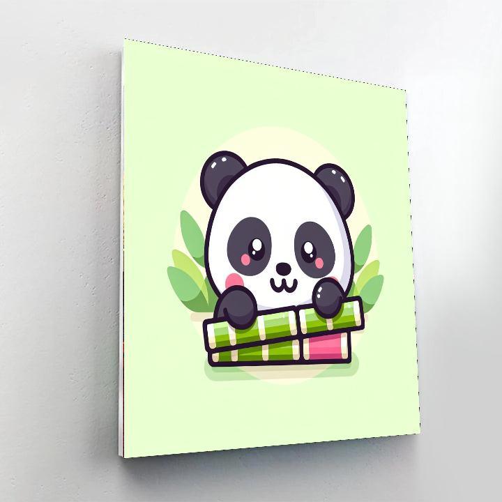 Playful Little Panda Paint By Number
