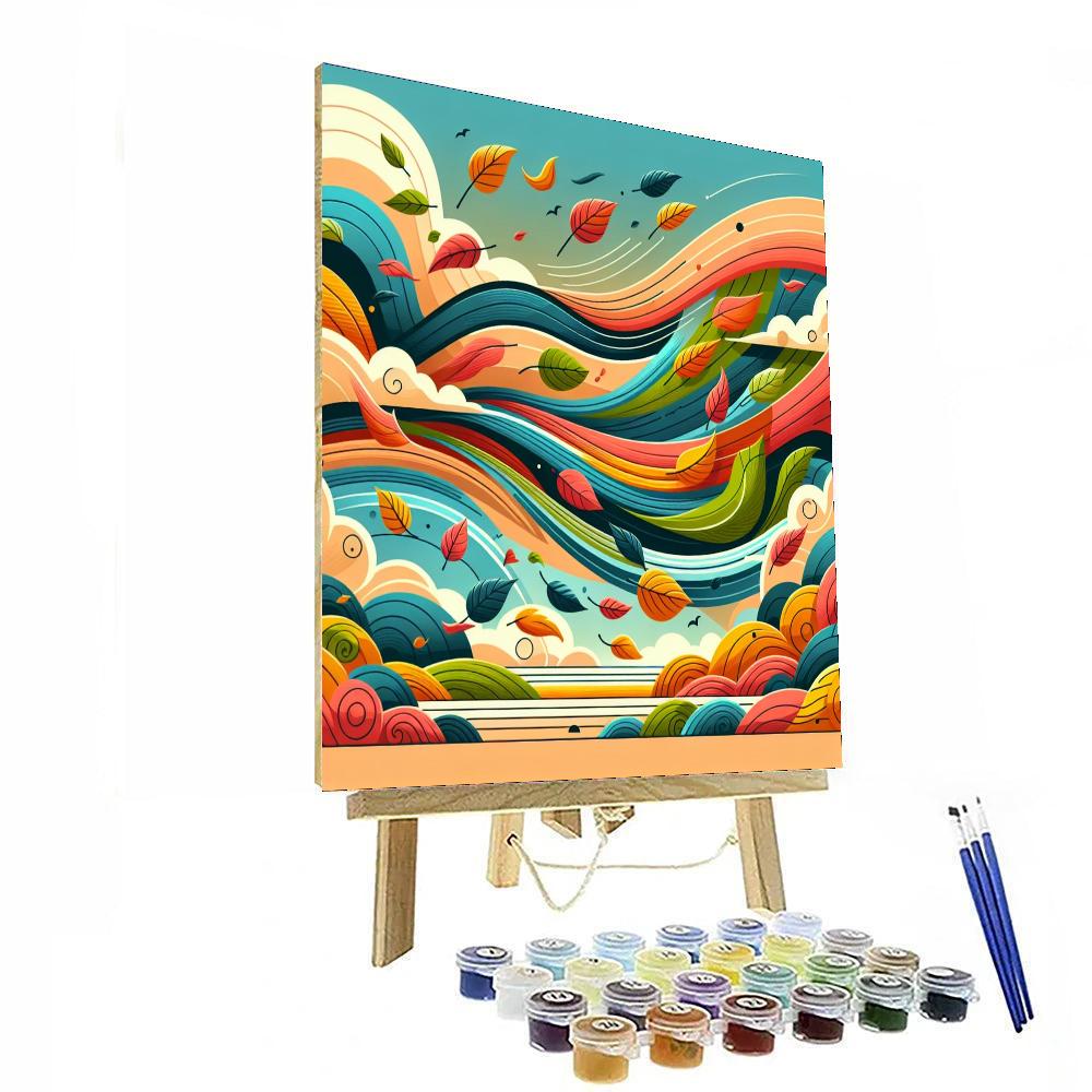 Whirling Winds Paint By Numbers Art