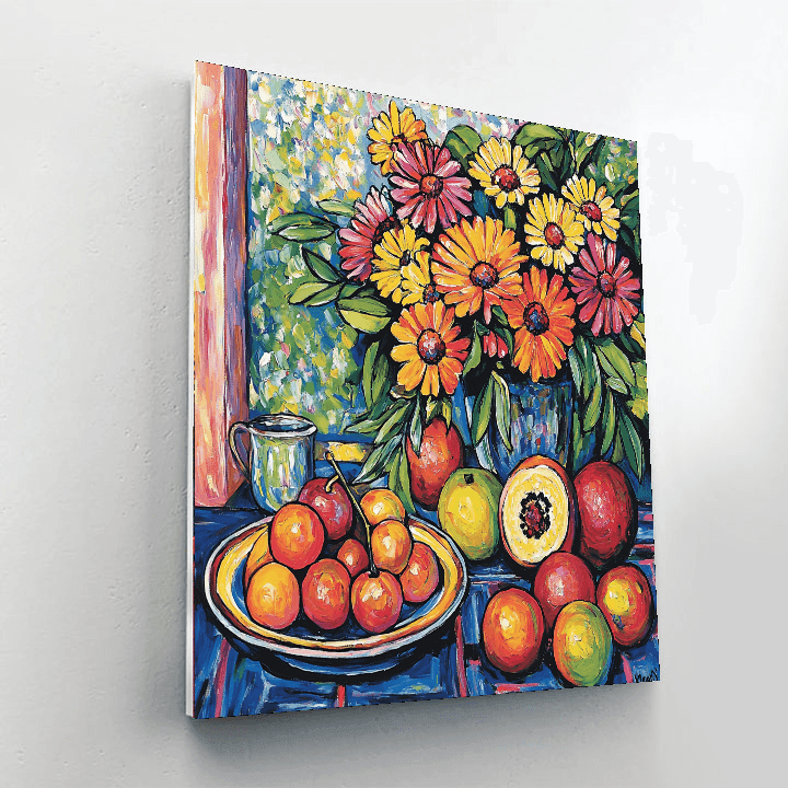 Henri Matisse Inspired Bountiful Nature  Paint By Numbers Art