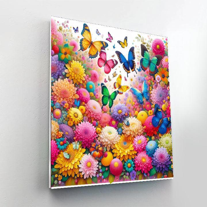 Radiant Butterfly Bliss Painting Number Kit