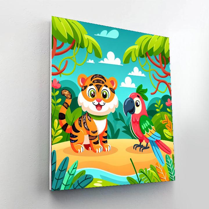 Jungle Kingdom DIY Paint By Numbers
