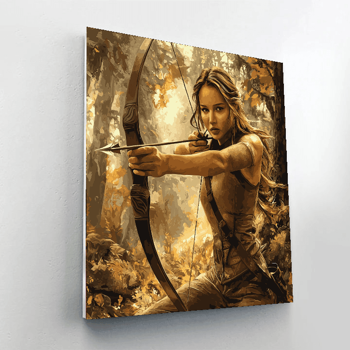Jennifer Lawrence: The Fearless Heroine From The Hunger Games Numbered Painting Kits