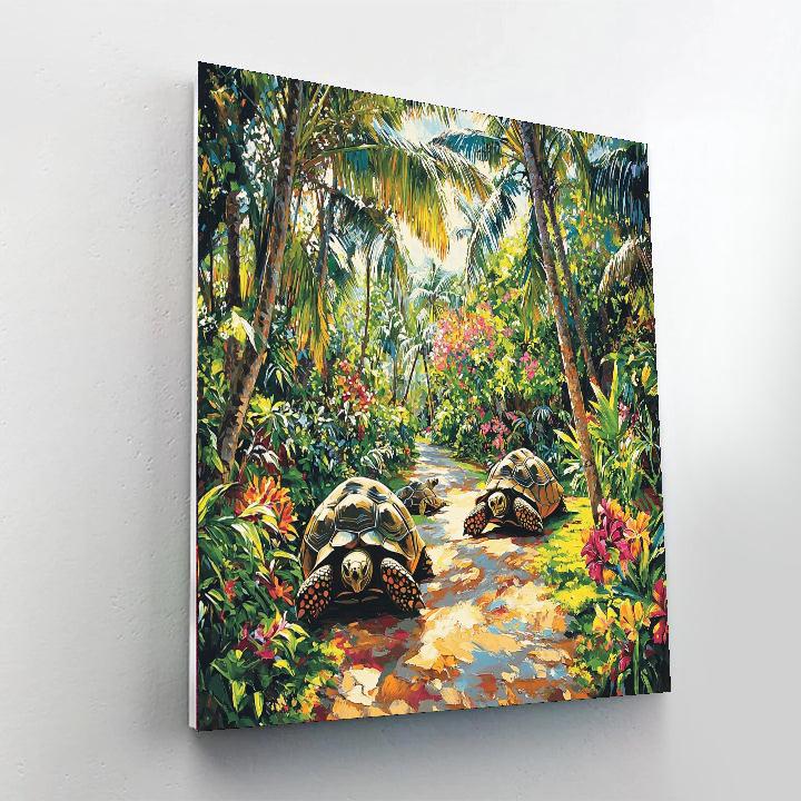 Seychelles National Botanical Gardens DIY Paint By Numbers