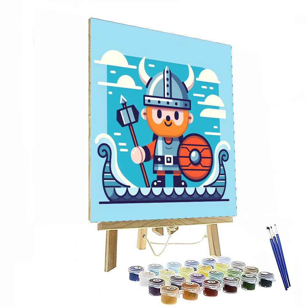 Valiant Viking Paint By Numbers Art