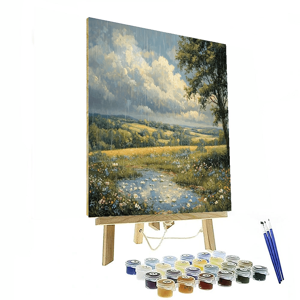 Constable Inspired Gentle Rain - DIY Painting By Numbers Kit