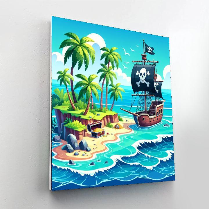 Treasure Island Mystery Paint By Numbers Kits