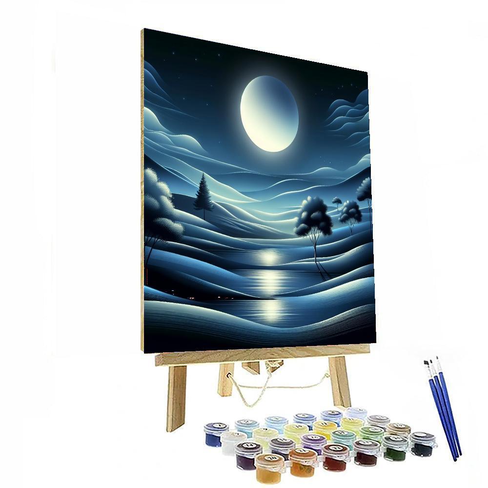Mysterious Moonlit Night Paint By Numbers Kits