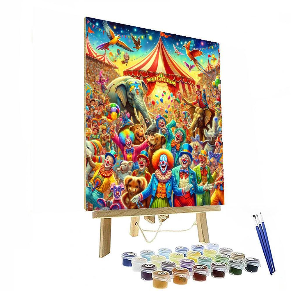 Dynamic Circus Parade Paint By Color