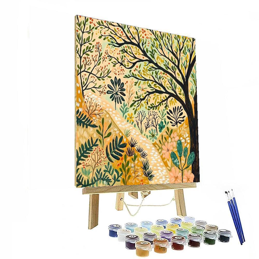 Frida Kahlo Inspired Echoes Of The Earth  Painting Number Kit