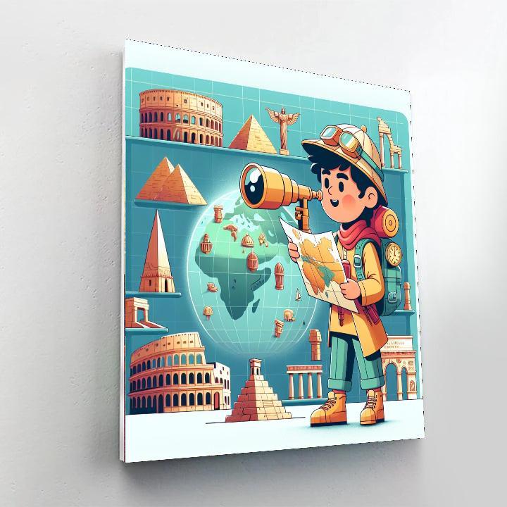 Explorer's Historic Quest Paint By Number