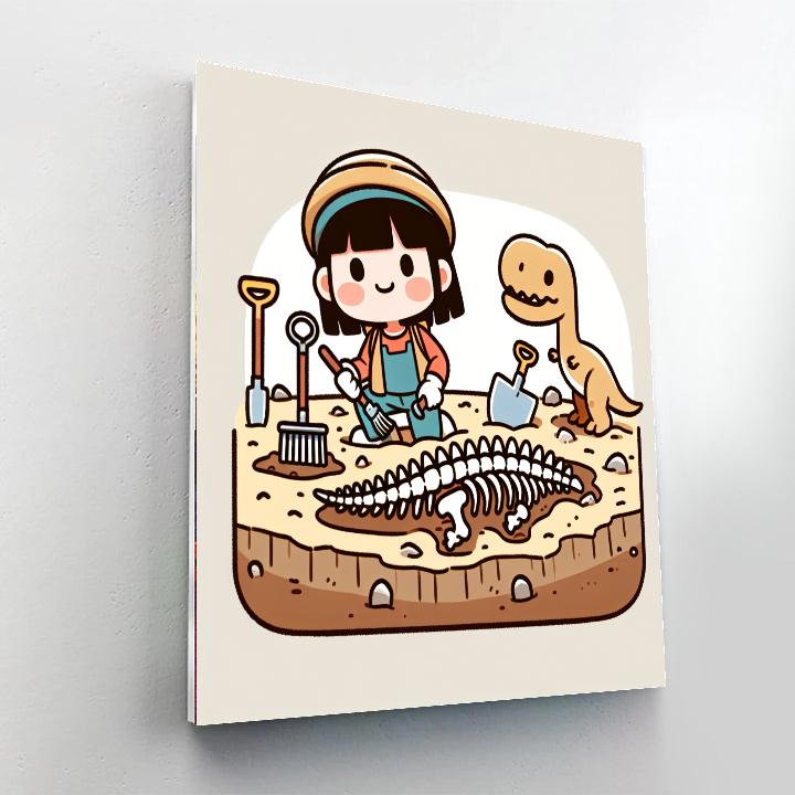 Fossil Adventure Paint By Numbers Kits