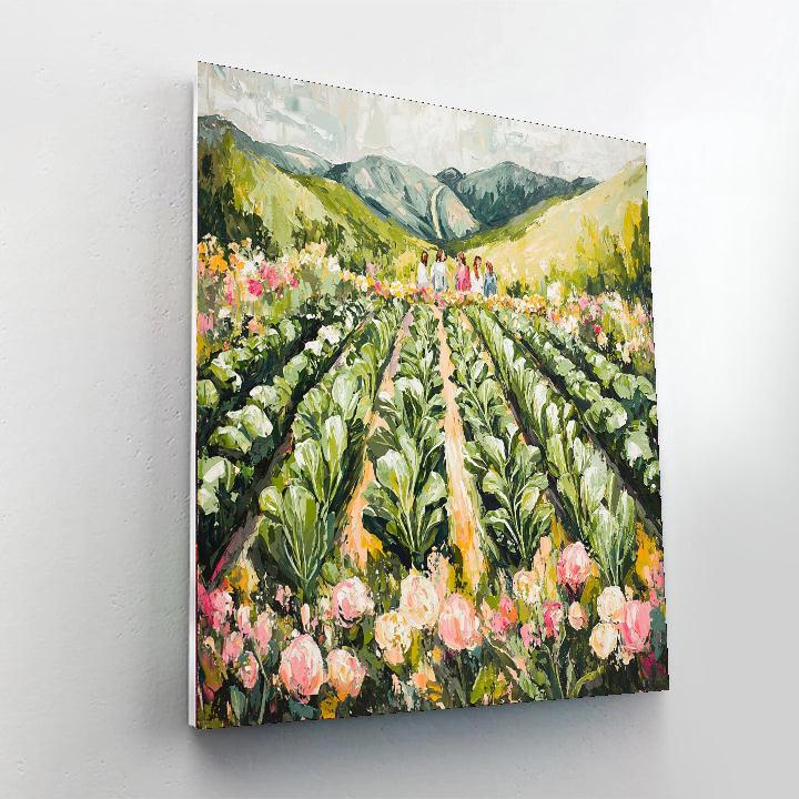 Mother's Garden Painting Number Kit