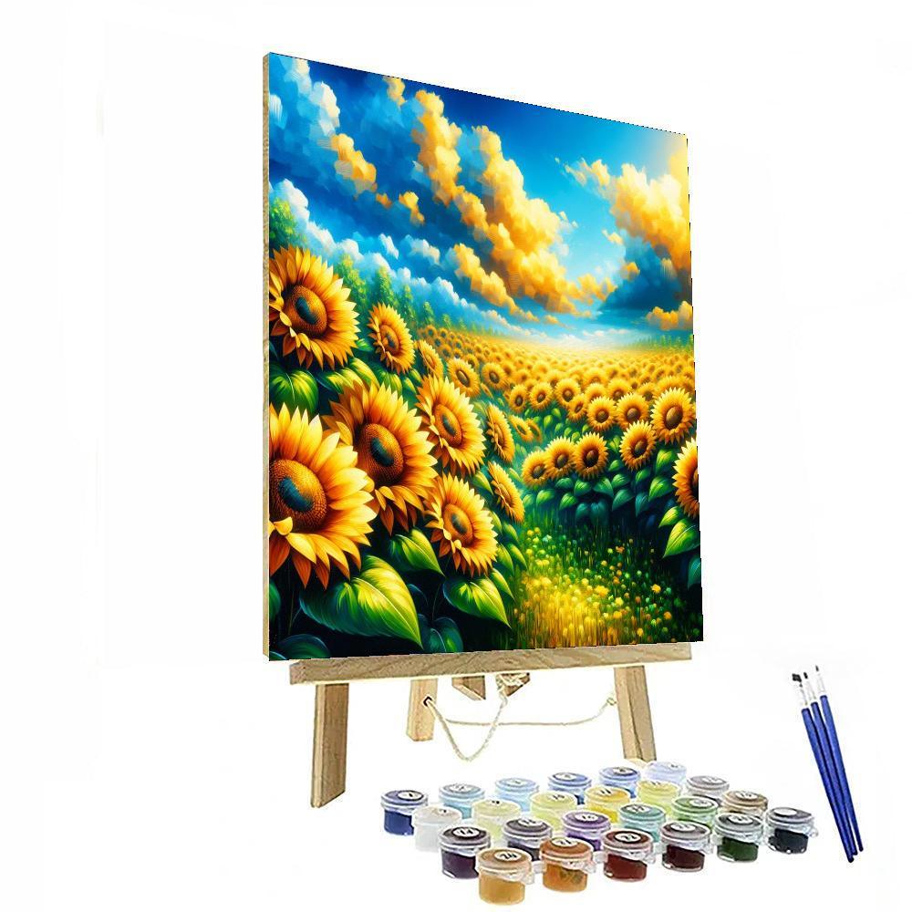 Delightful Summer Sunshine Numbered Painting Kits