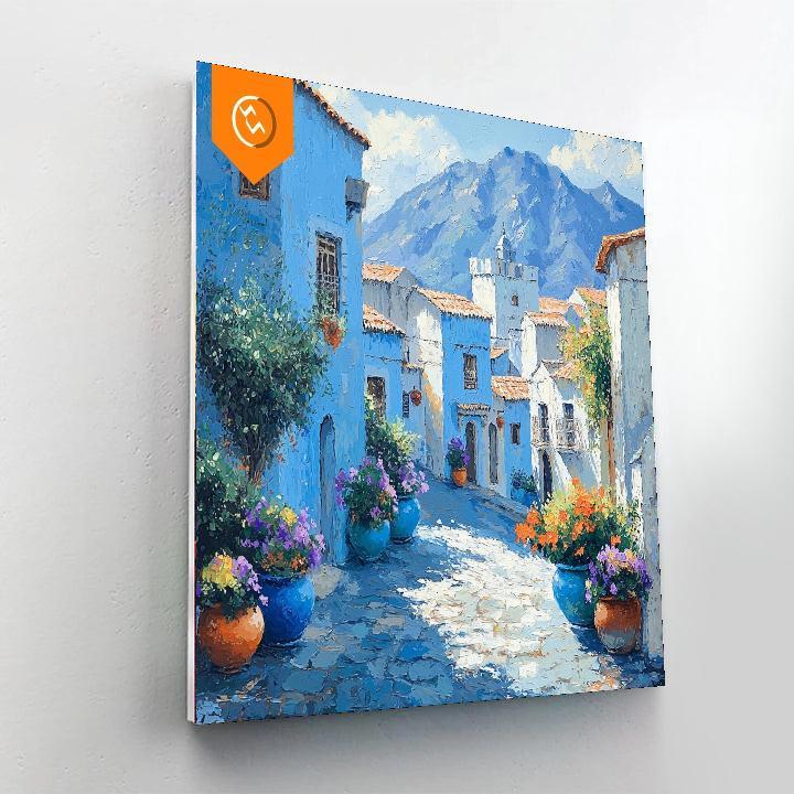 The Blue City - Chefchaouen Paint By Number