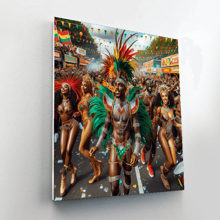 Notting Hill Carnival - England Painting By Numbers Kit