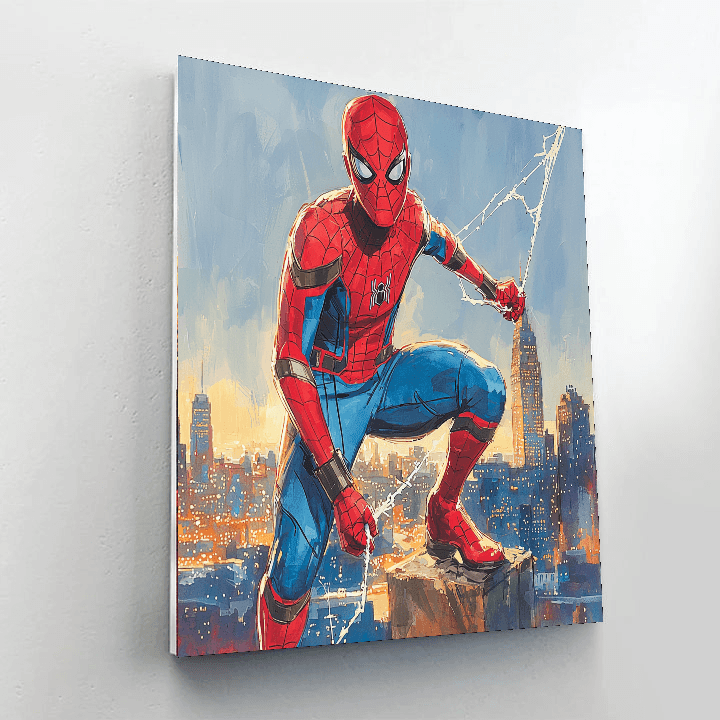 Tom Holland: Web-slinging Whiz Kid Of Wonder Numbered Painting Kits