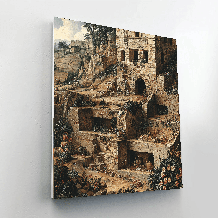 Leonardo Da Vinci Inspired Ancient Mysteries Revealed  Painting By Numbers Kit