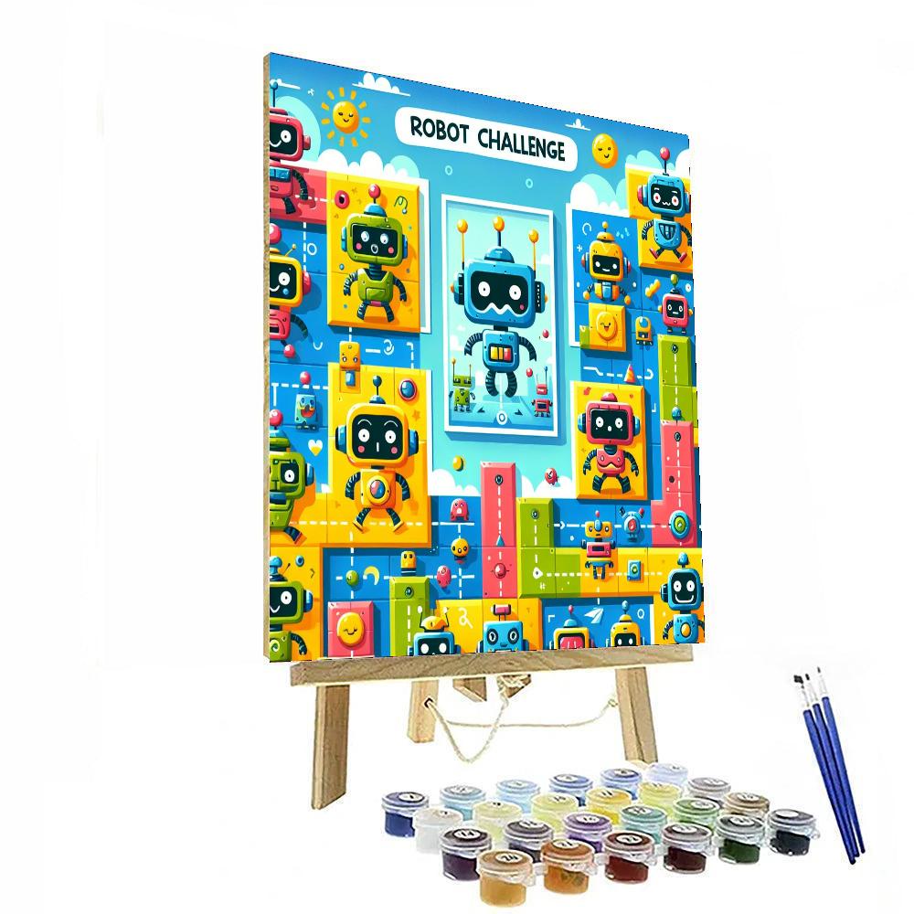 Inventive Robot Challenge Painting Number Kit