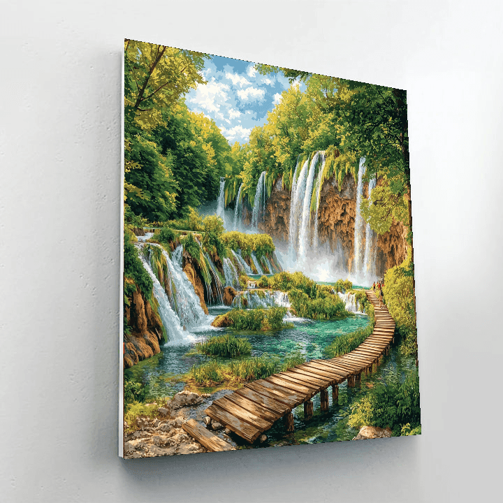 Plitvice Lakes - Croatia Paint By Numbers