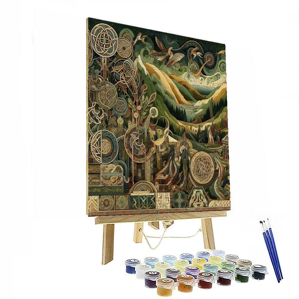 Mystical Celtic Legends Paint By Numbers Art