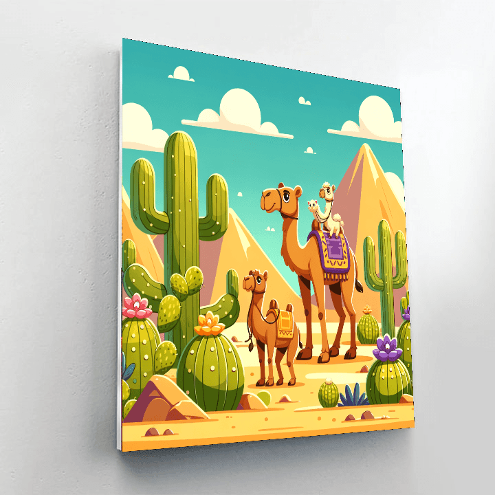 Desert Adventure Paint By Color