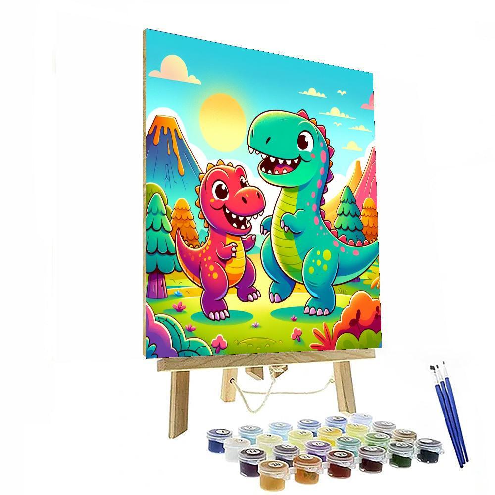 Daring Dino Explorers Paint By Color